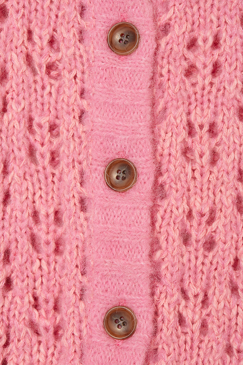 Mama's Patchwork Cardigan 詳細画像 Pink 3