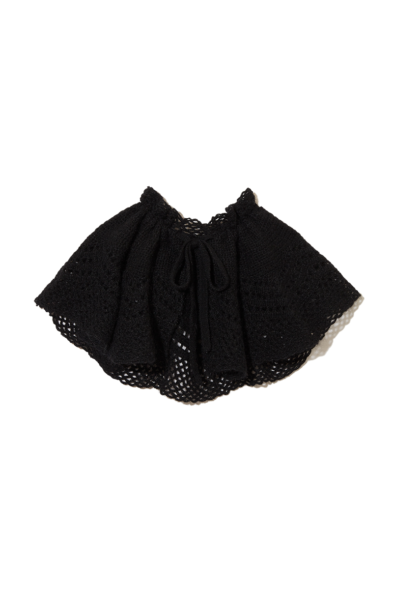 Cape Collar Chrochet Top 詳細画像 Black 4