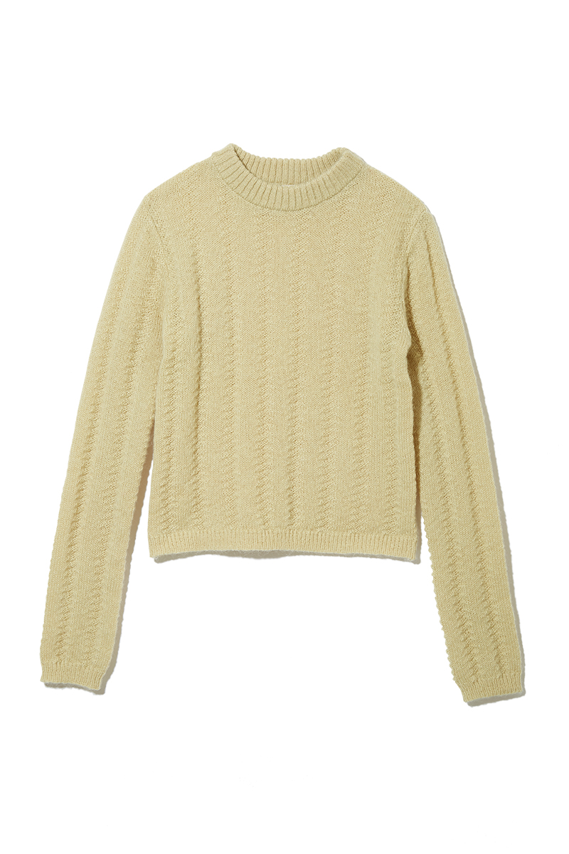 Cape Collar Chrochet Top 詳細画像 Lime 3