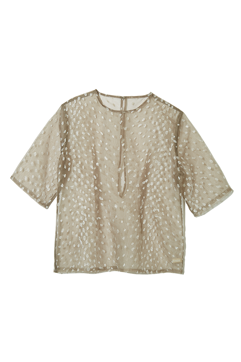 Deer Washi Organgy Top 詳細画像 Greige 1