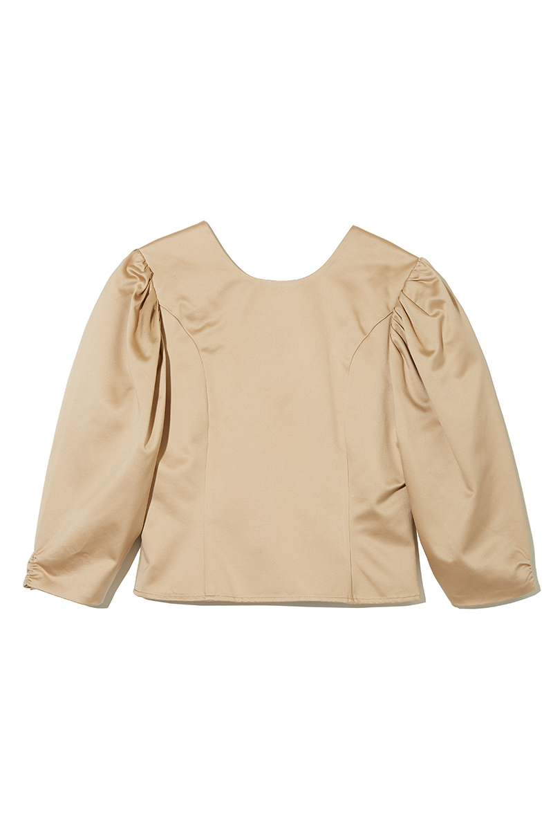 Satin Corset Blouse 詳細画像 White 1
