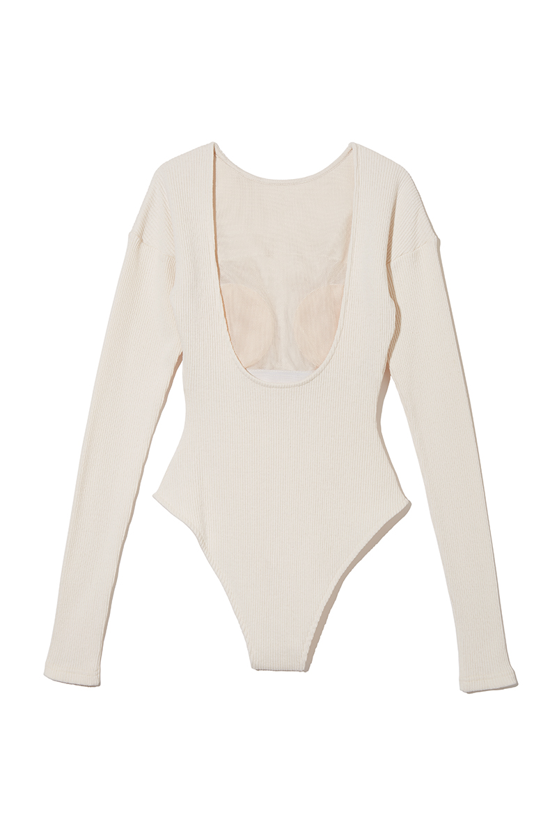 Recycle Cotton Body Suits 詳細画像 White 2