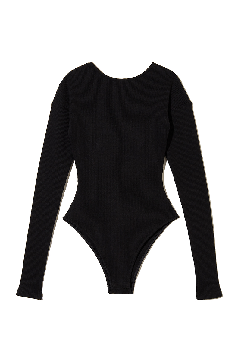 Recycle Cotton Body Suits 詳細画像 Black 1