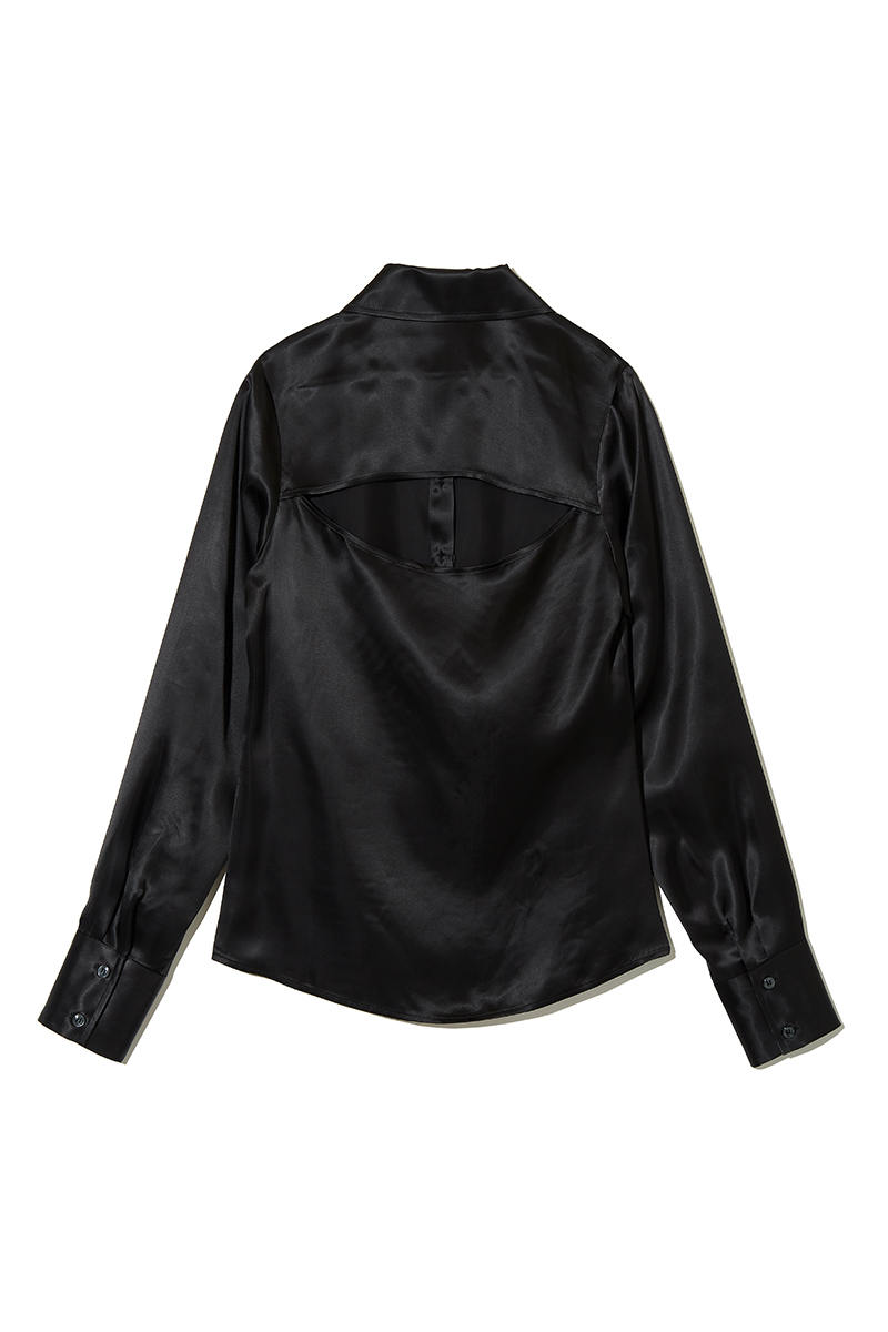 Pointed Collar Shirts 詳細画像 Black 2