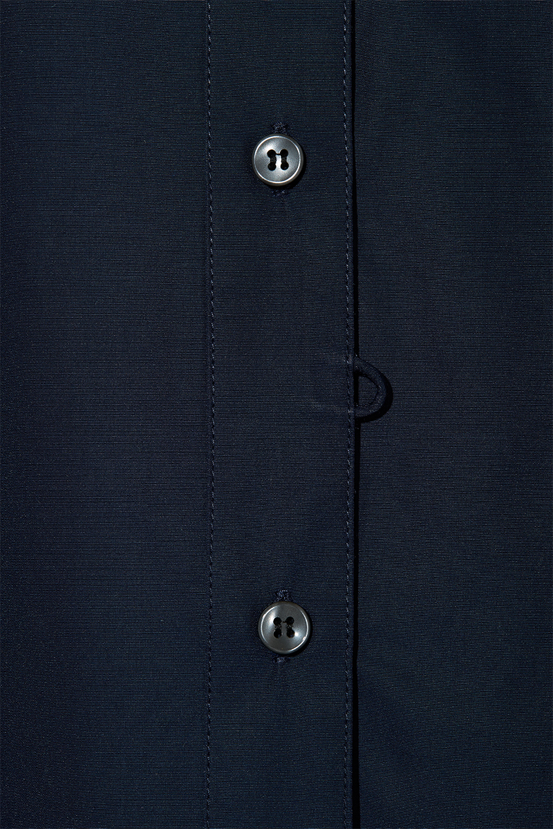 Pleats Sleeve Nocollar Shirts 詳細画像 Navy 4