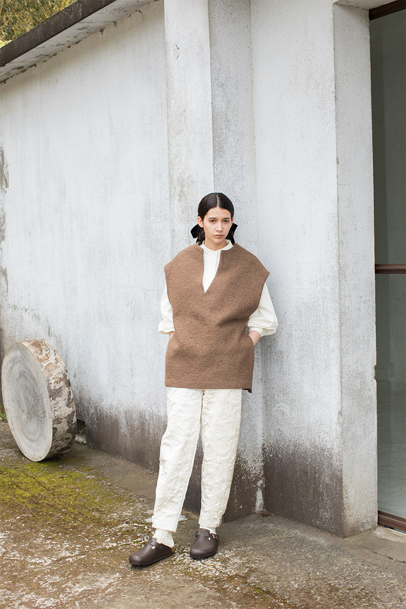Box Over Wool Top 詳細画像 Brown 1