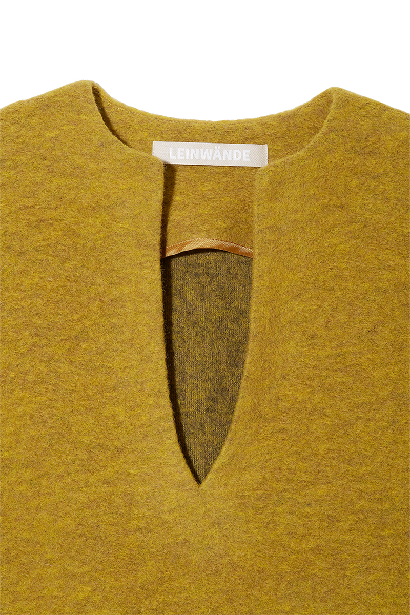 Box Over Wool Top 詳細画像 Yellow 3