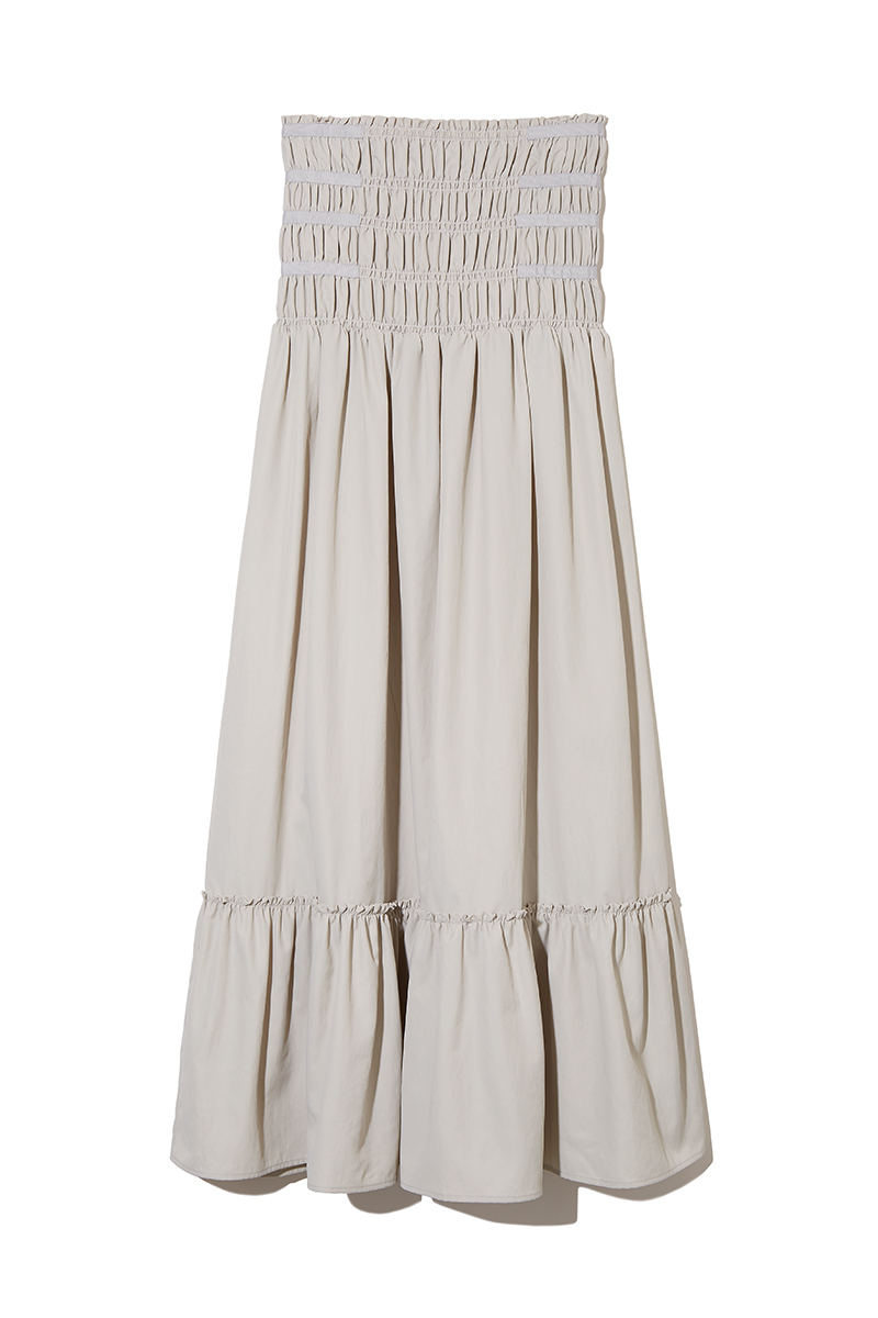Ruffled Hem Dress and Skirt