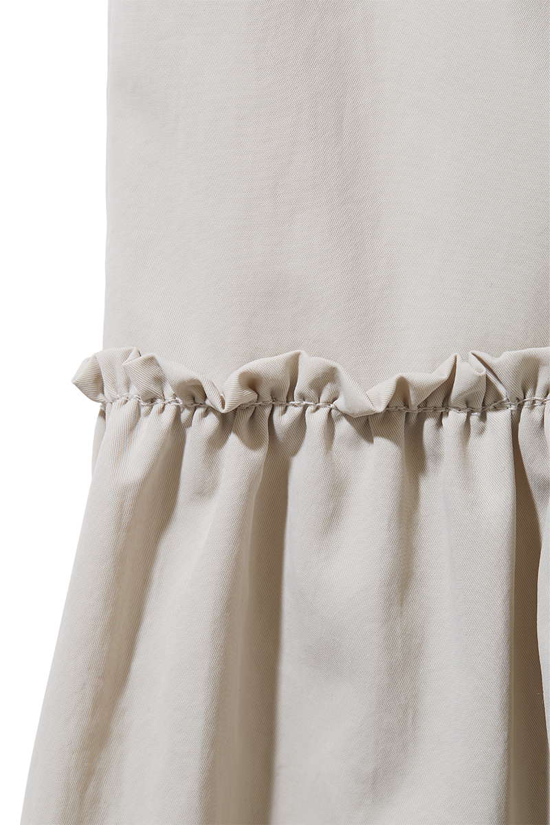 Ruffled Hem Dress and Skirt 詳細画像 White 4