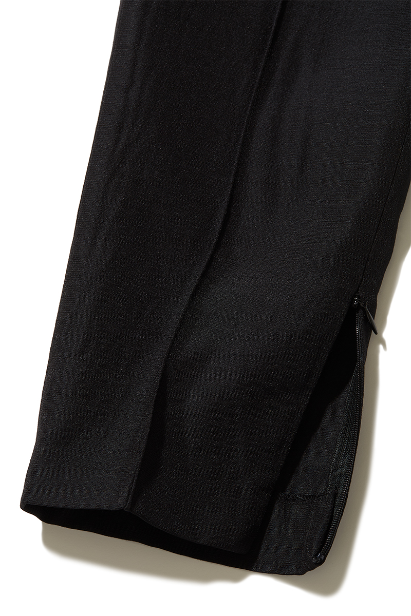 High-rise Slim Trousers 詳細画像 Black 5