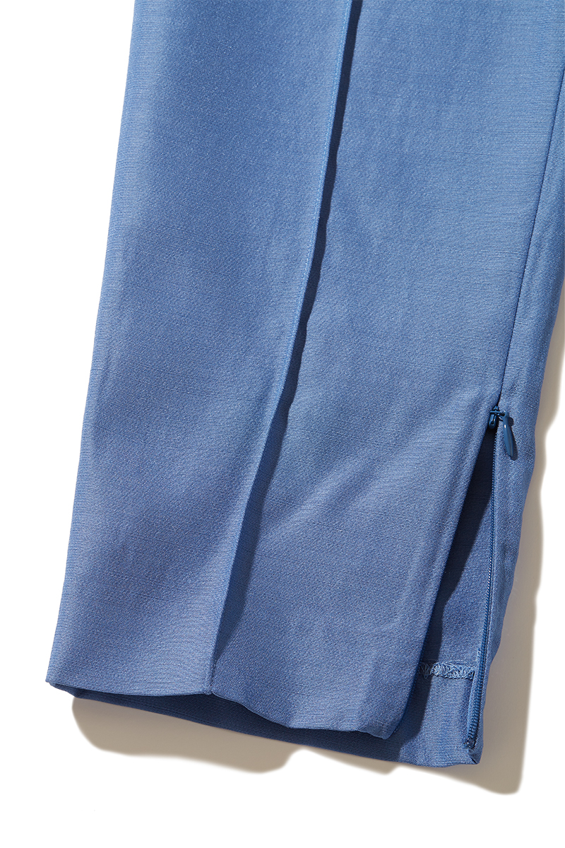 High-rise Slim Trousers 詳細画像 Blue 5