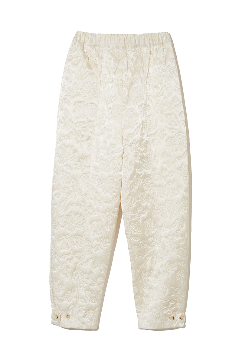Botanical Satin Quilting Track Pants