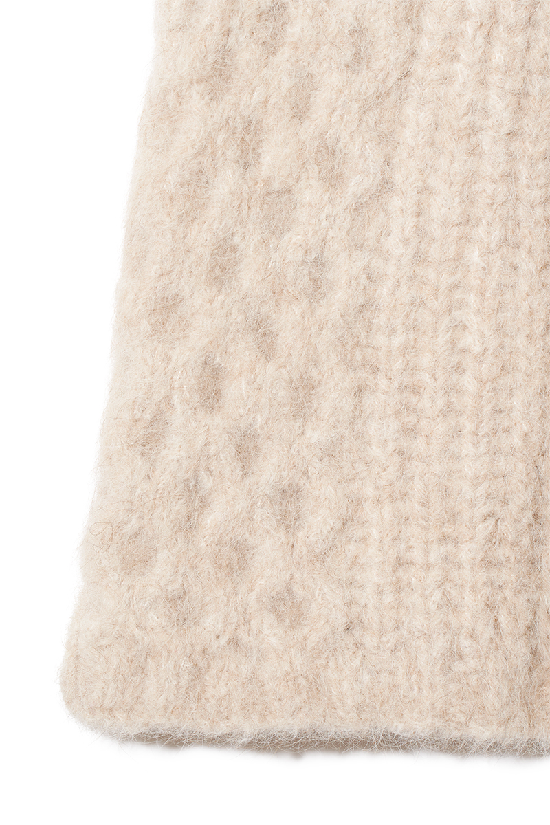 Alpaca Hand Knitted Shorts 詳細画像 White 3