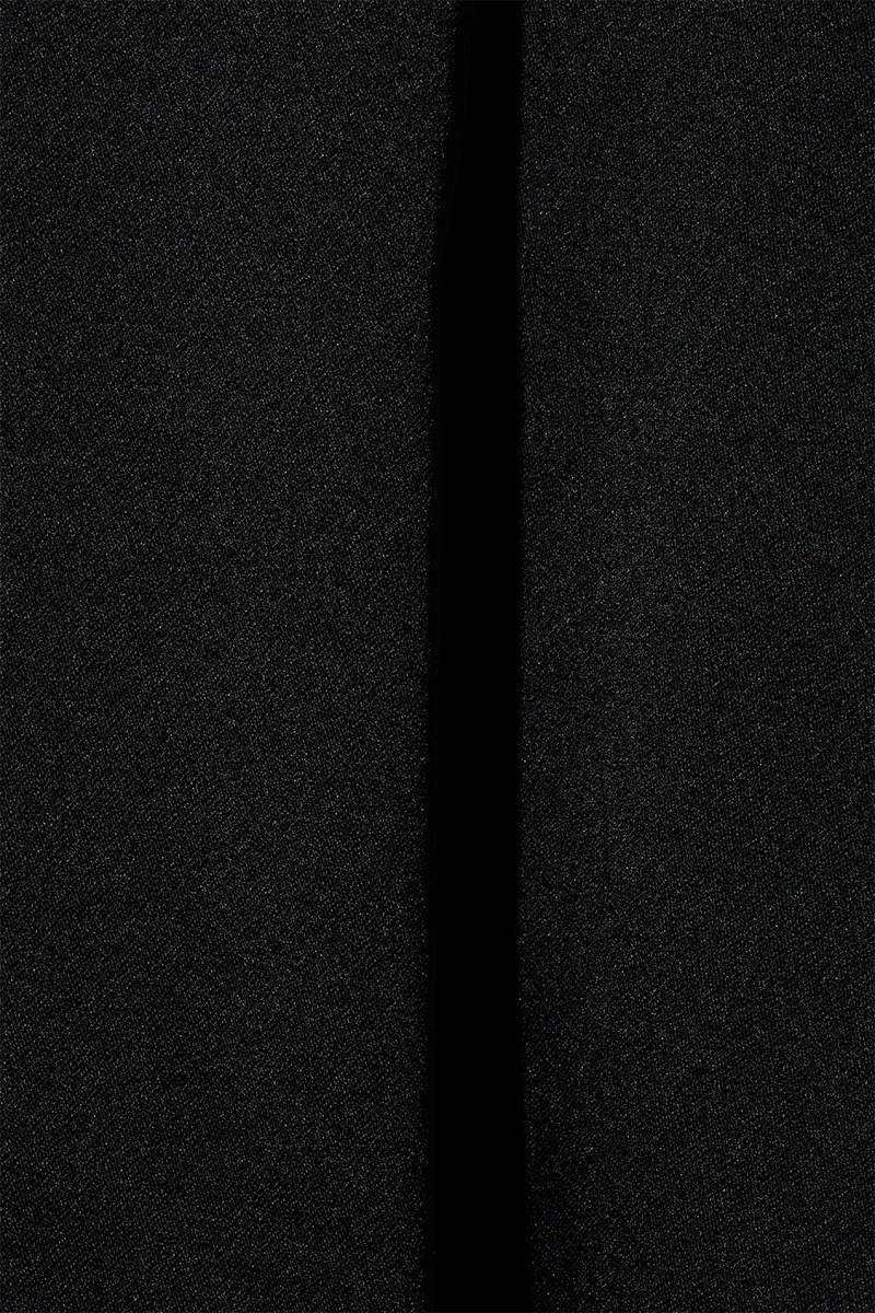 Satin V-neck Midi Dress 詳細画像 Black 3