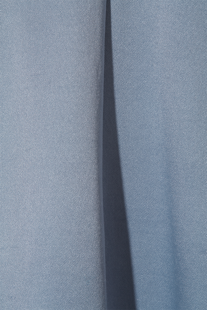 Satin V-neck Midi Dress 詳細画像 Blue 3