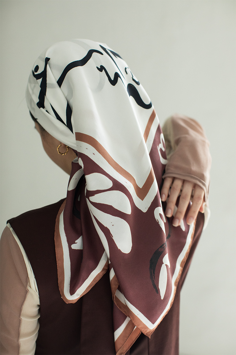 Liv & Dom Furoshiki Silk Scarf 詳細画像 Mix 2