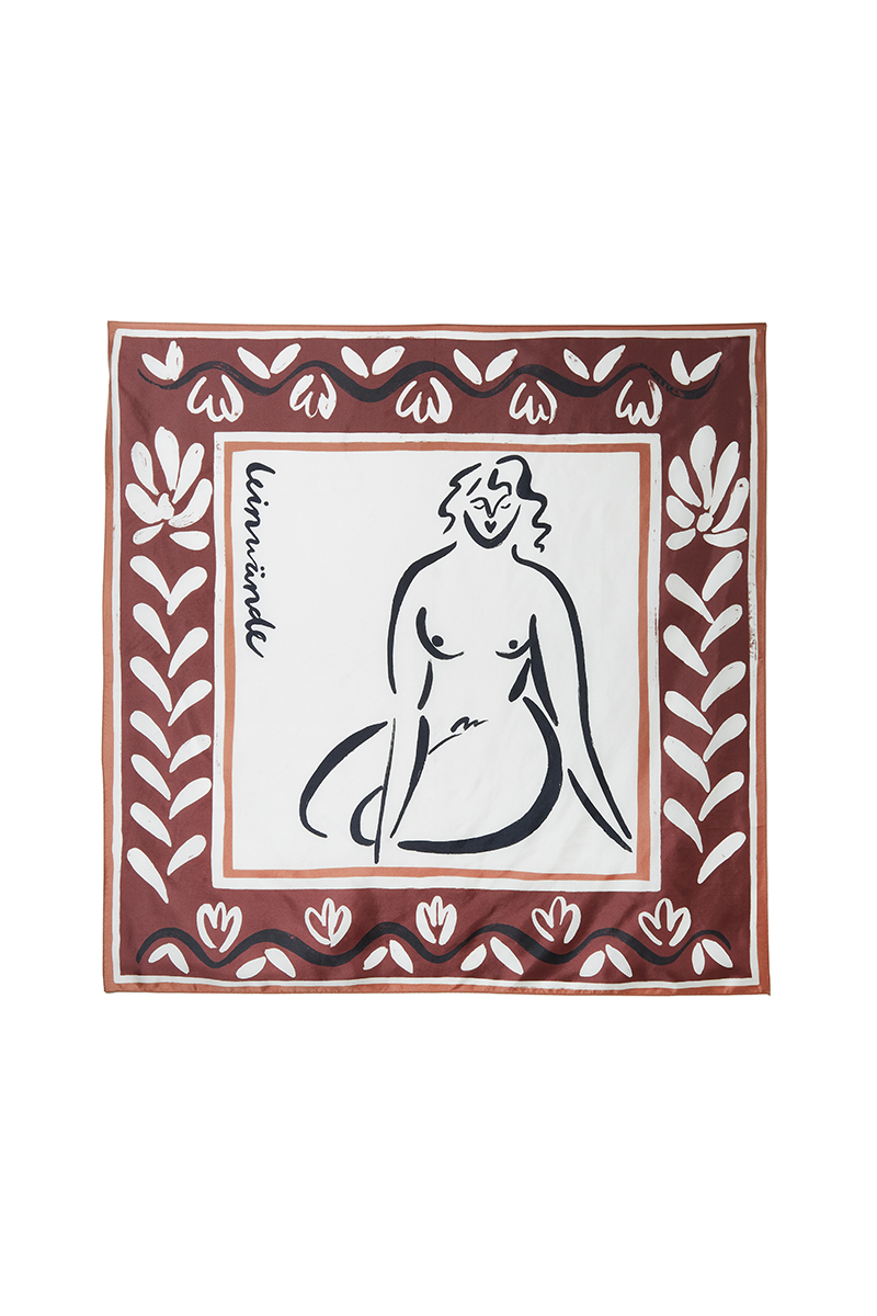 Liv & Dom Furoshiki Silk Scarf 詳細画像 Mix 1