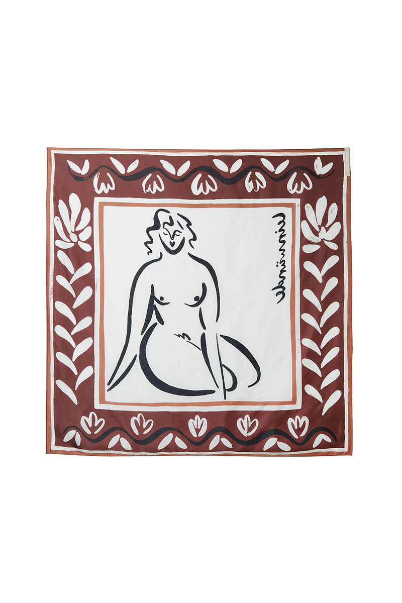 Liv & Dom Furoshiki Silk Scarf 詳細画像 Mix 2