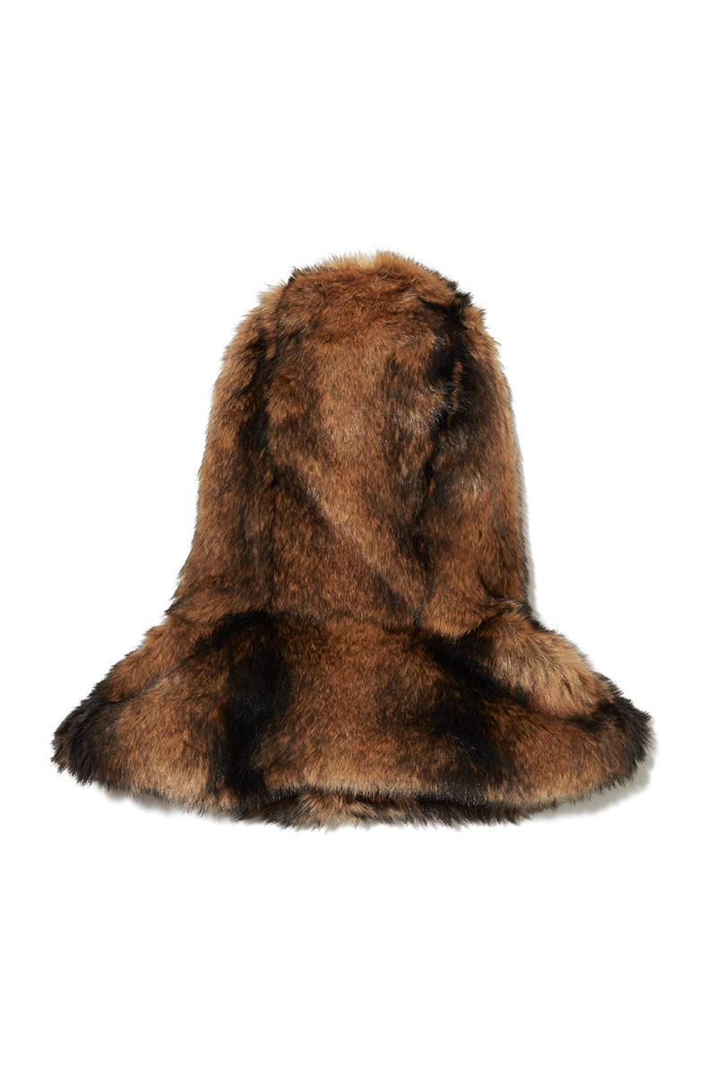 Faux-Fur Balacrava 詳細画像 Brown 2