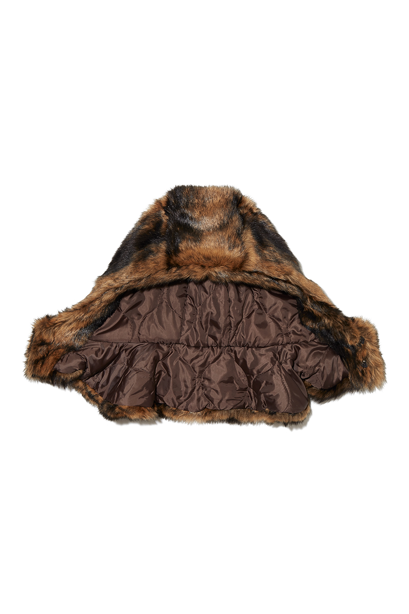 Faux-Fur Balacrava 詳細画像 Brown 3