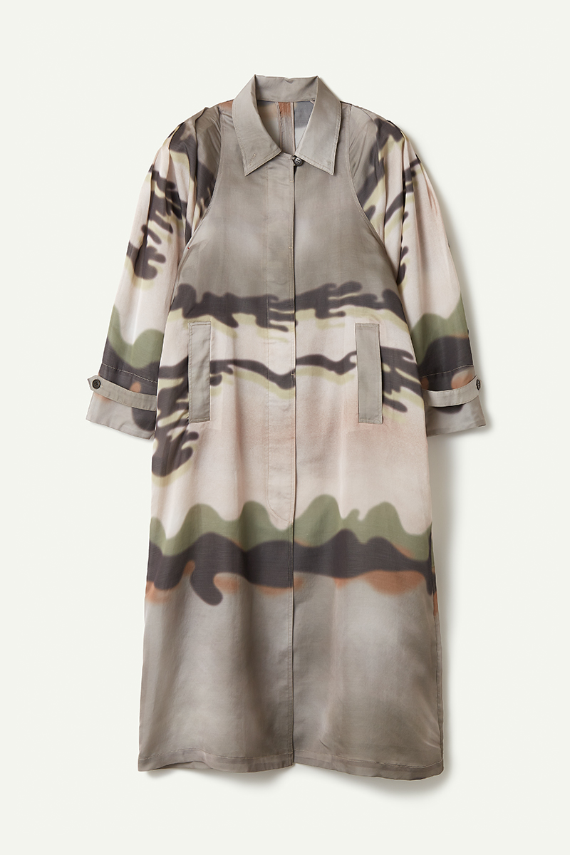 Pond Organdy Long Trench 詳細画像 Pink 1