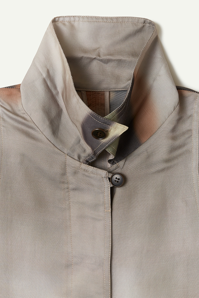 Pond Organdy Long Trench 詳細画像 Pink 3