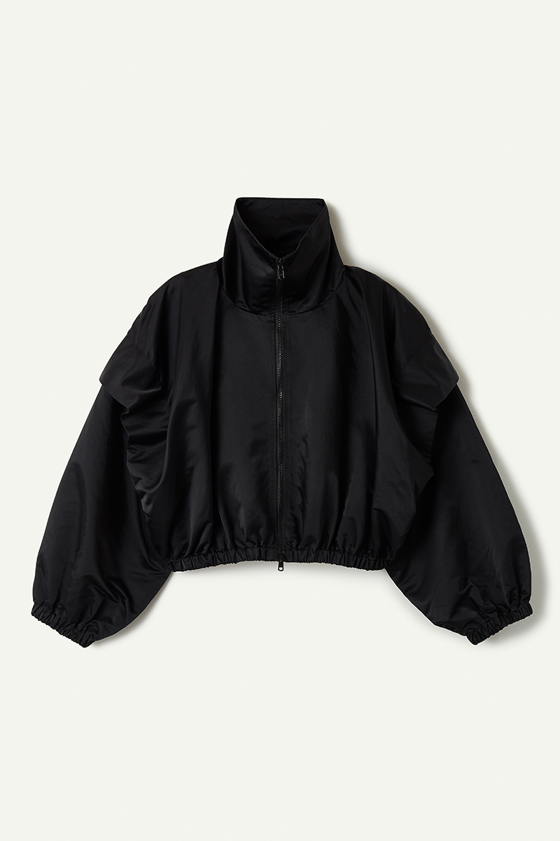 Nylon Cropped Jacket