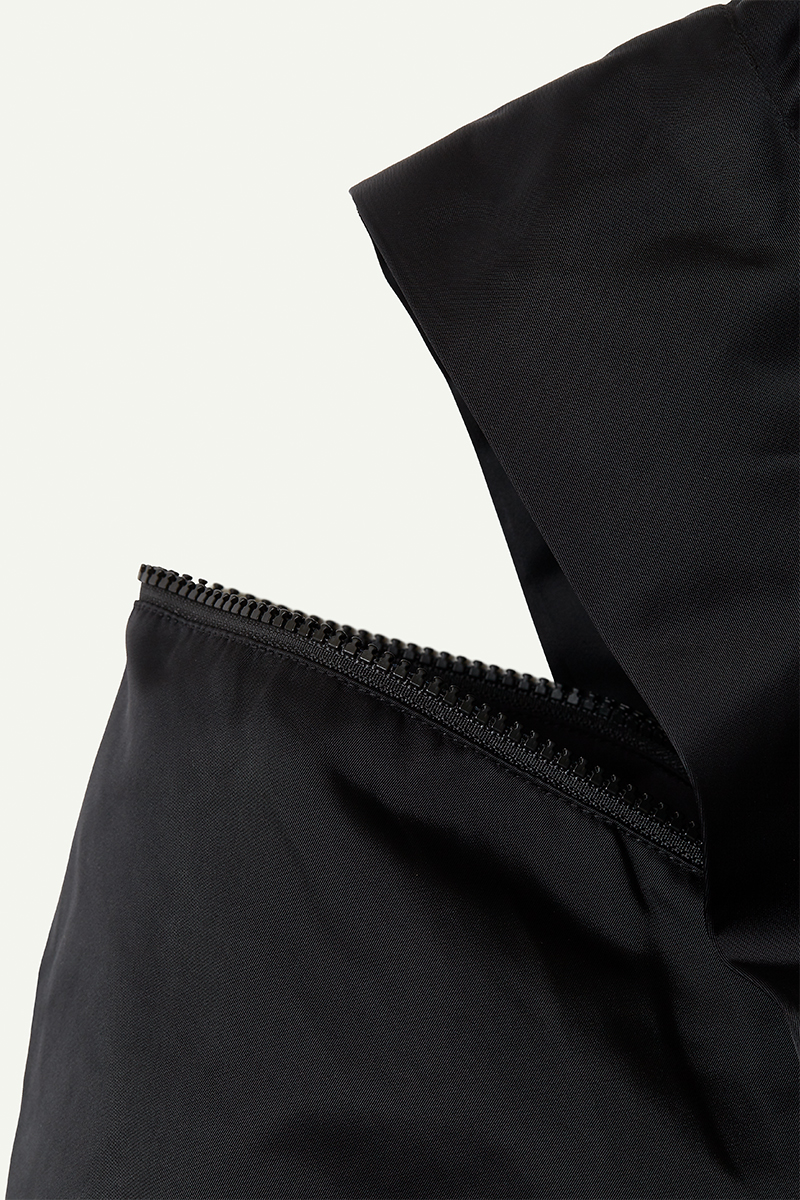Nylon Cropped Jacket 詳細画像 Black 4