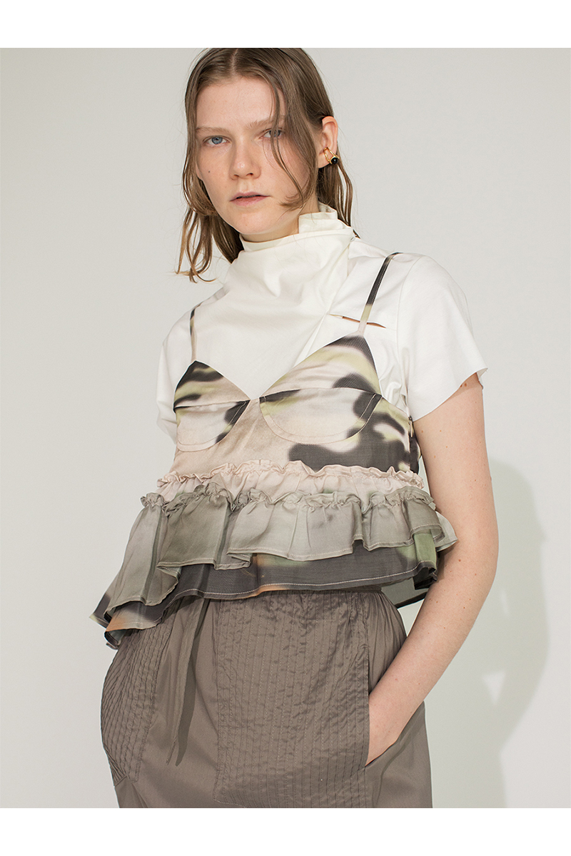 Pond Organdy Short Camisole 詳細画像 Pink 1