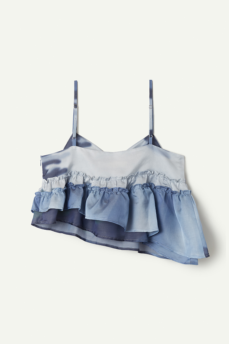 Pond Organdy Short Camisole 詳細画像 Blue 1