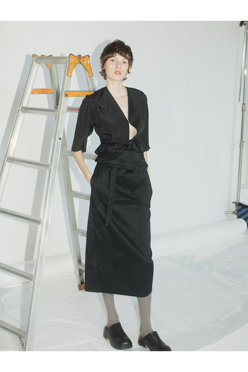 Holiday Short Blouse 詳細画像 Black 1