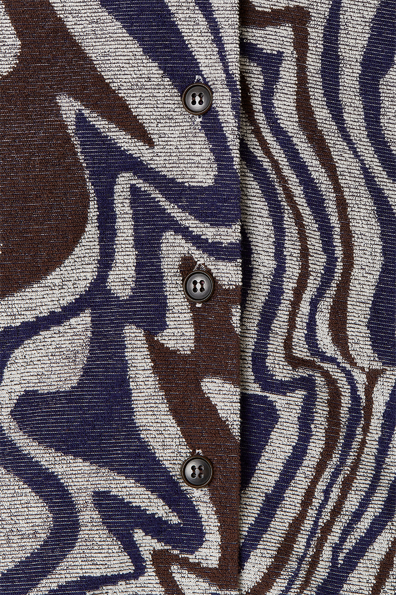 Under the Water Jacquard Shirts 詳細画像 Purple 3