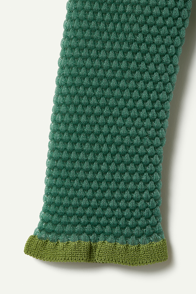 Bubble Knitted Top 詳細画像 Green 3