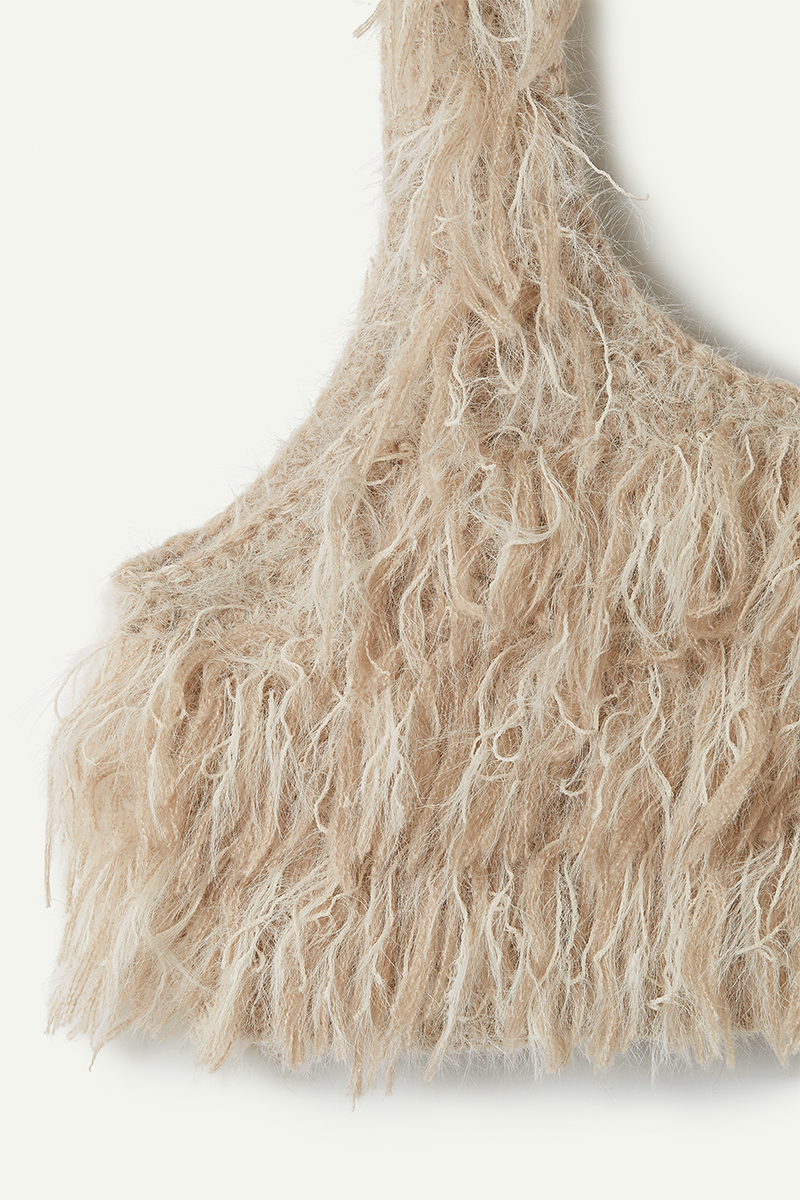 Mohair Mixed Fringe Top 詳細画像 Ivory 3