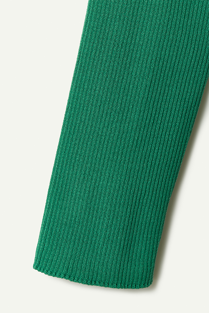 Naia Twist Knitted Top 詳細画像 Green 4