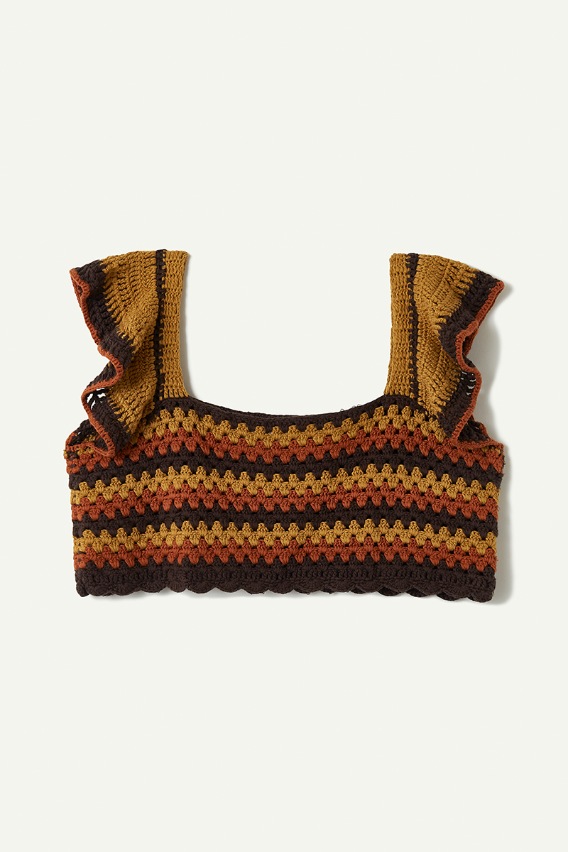 Holiday Crochet Crop Top