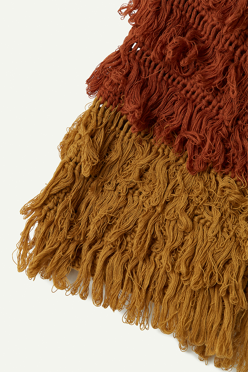 Holiday Crochet Short Gown 詳細画像 Orange 4