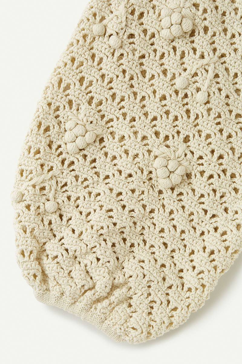 Fruits Mix Crochet Cardigan 詳細画像 White 4