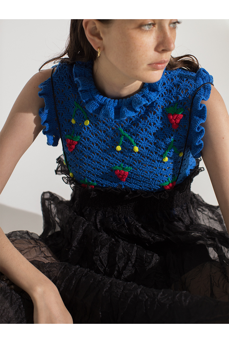 Fruits Mix Crochet Top