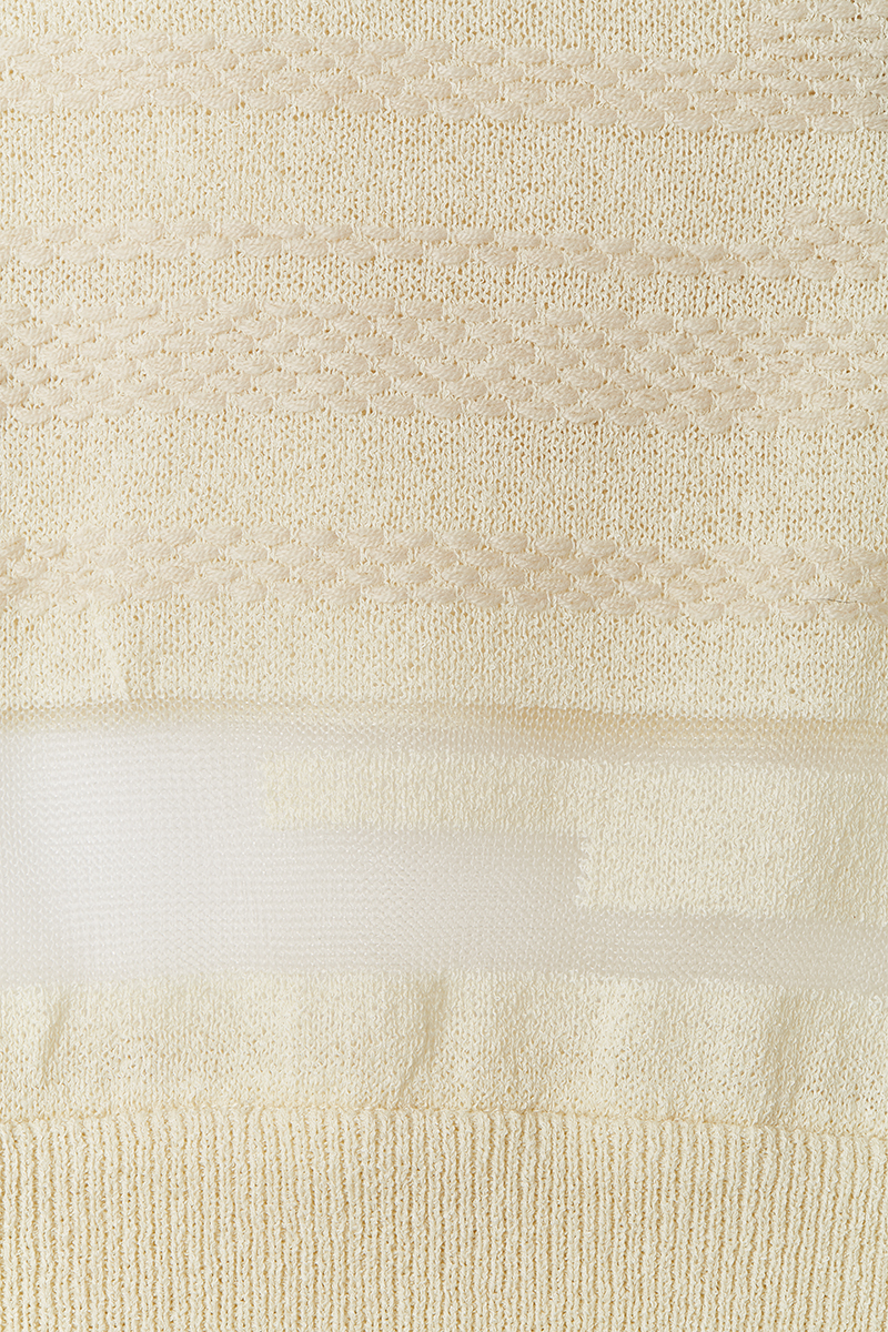 Nature Weaving Knitted Top 詳細画像 White 3