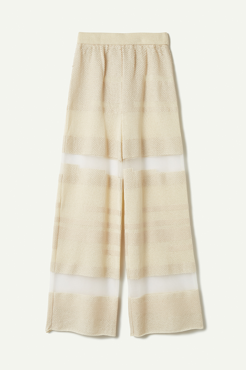 Nature Weaving Knitted Trousers