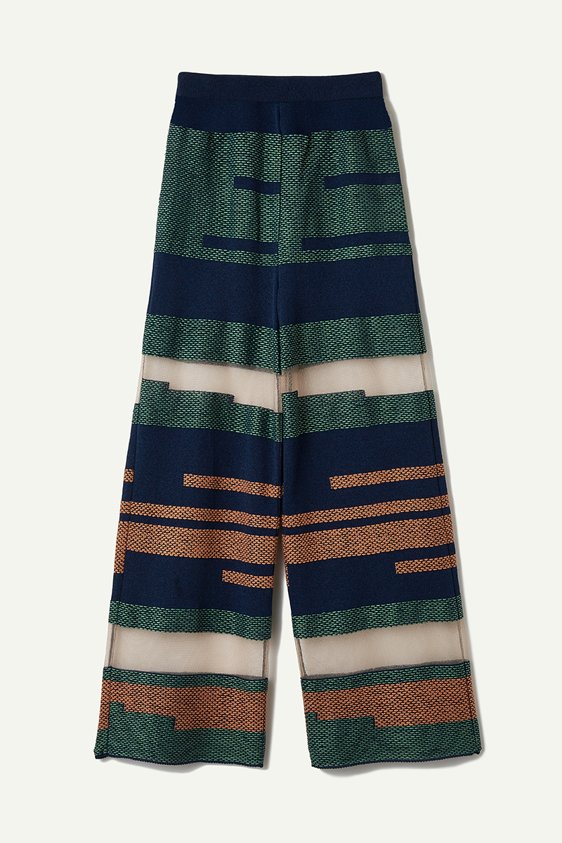 Nature Weaving Knitted Trousers