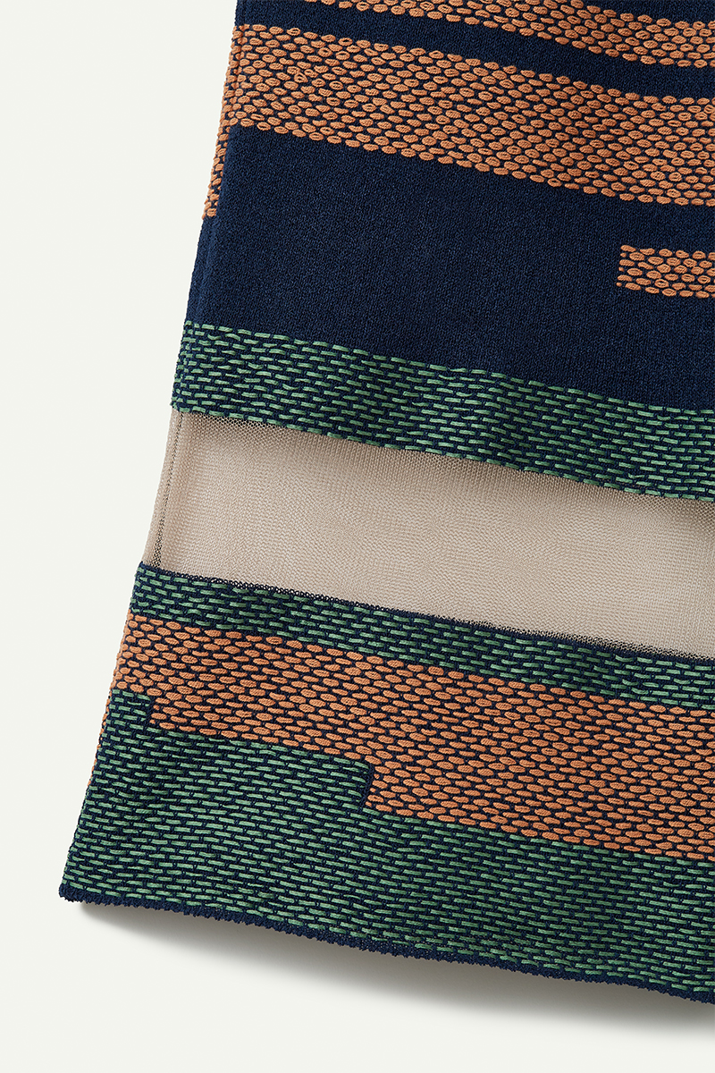 Nature Weaving Knitted Trousers 詳細画像 Blue 4