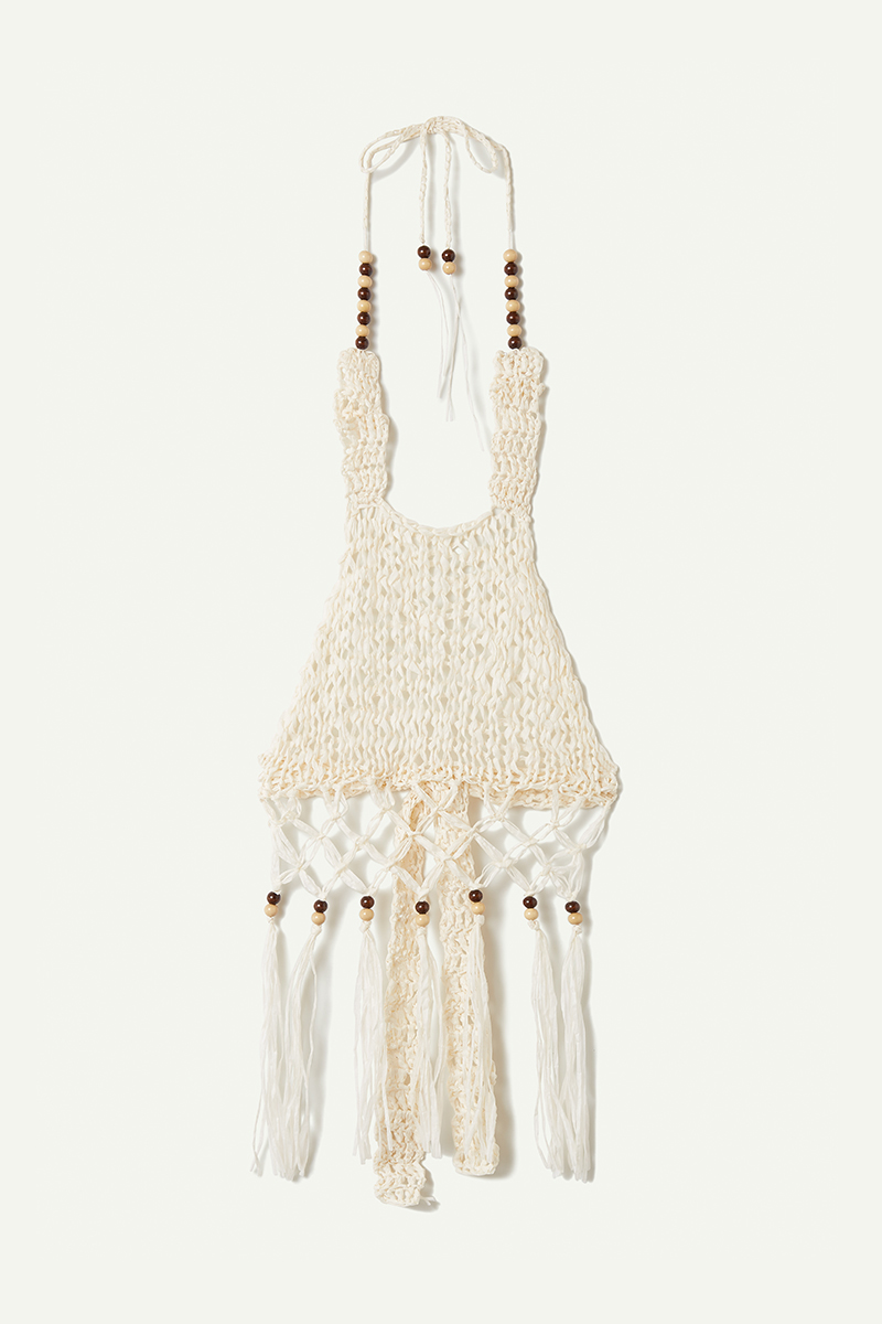 Washi Yarn Summer Top 詳細画像 White 1