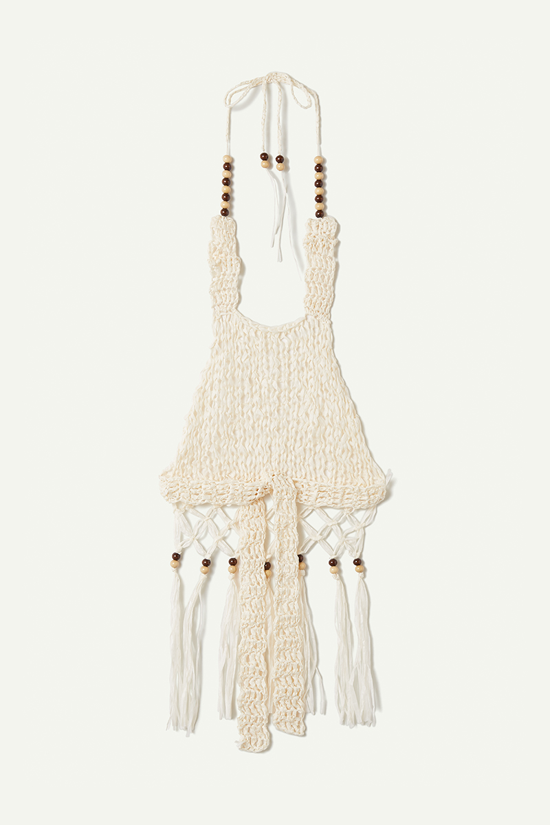 Washi Yarn Summer Top 詳細画像 White 2