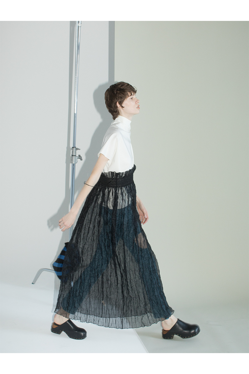 Meo Drape Tee 詳細画像 White 2