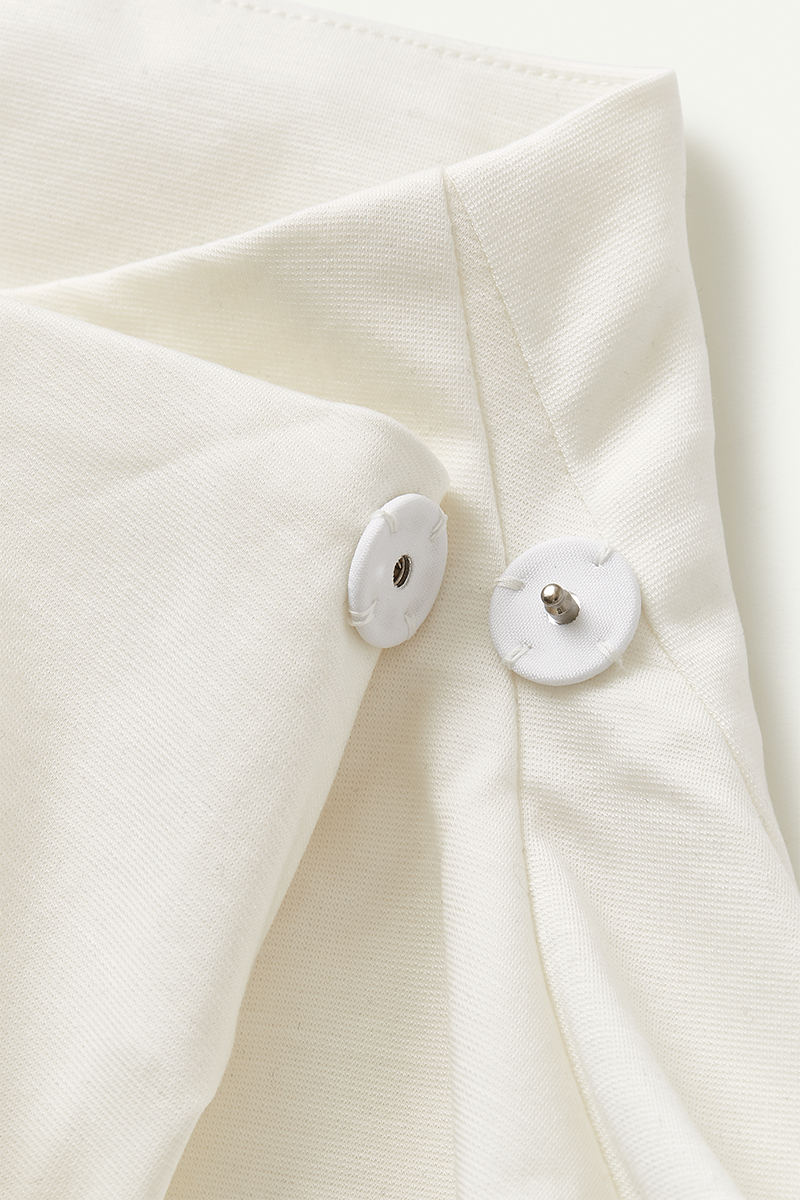 Meo Drape Tee 詳細画像 White 4