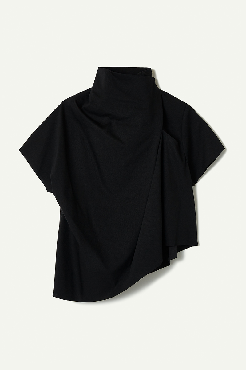 Meo Drape Tee 詳細画像 Black 3