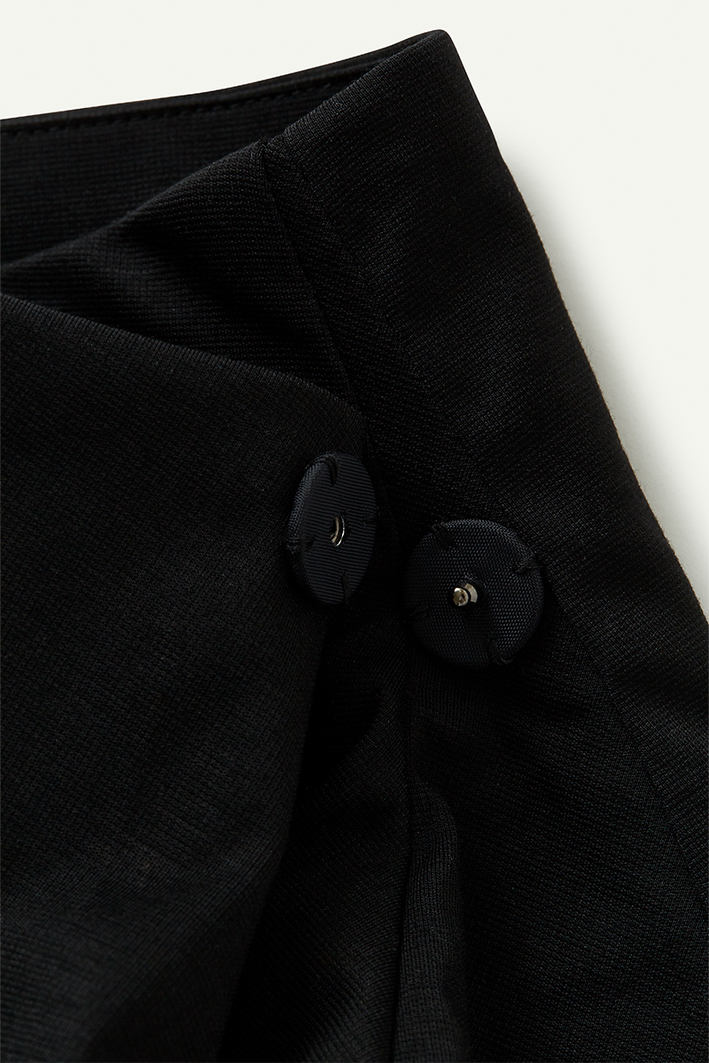 Meo Drape Tee 詳細画像 Black 4
