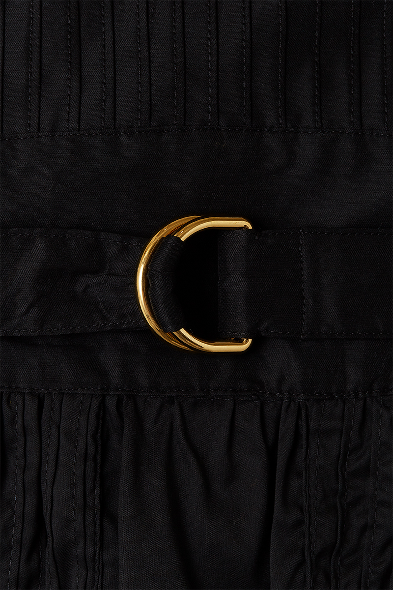 Tucked Pencil Skirt 詳細画像 Black 3